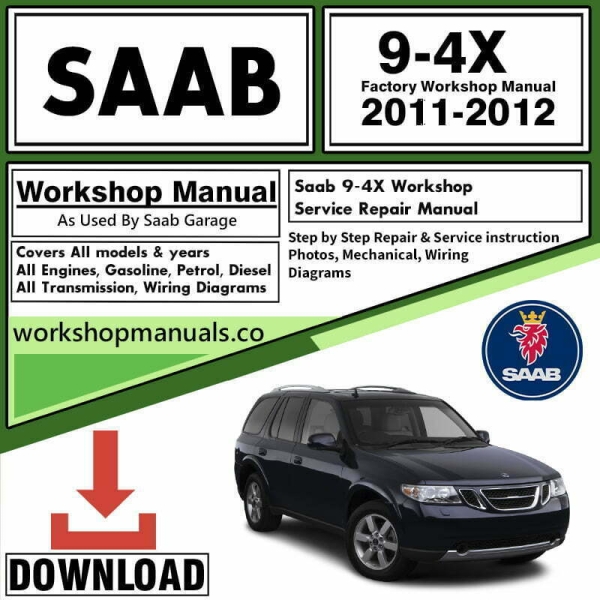 Saab 9-4X Manual Download