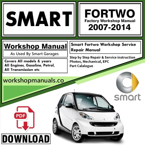 Smart Fortwo Workshop Repair Manual