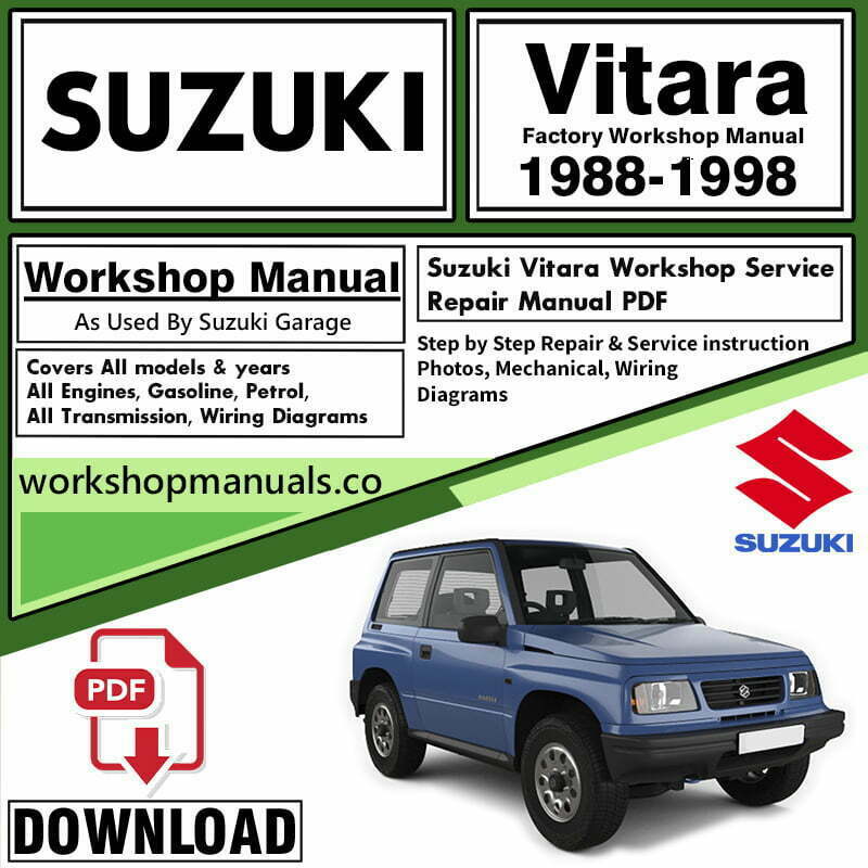 Suzuki Vitara Workshop Repair Manual Download
