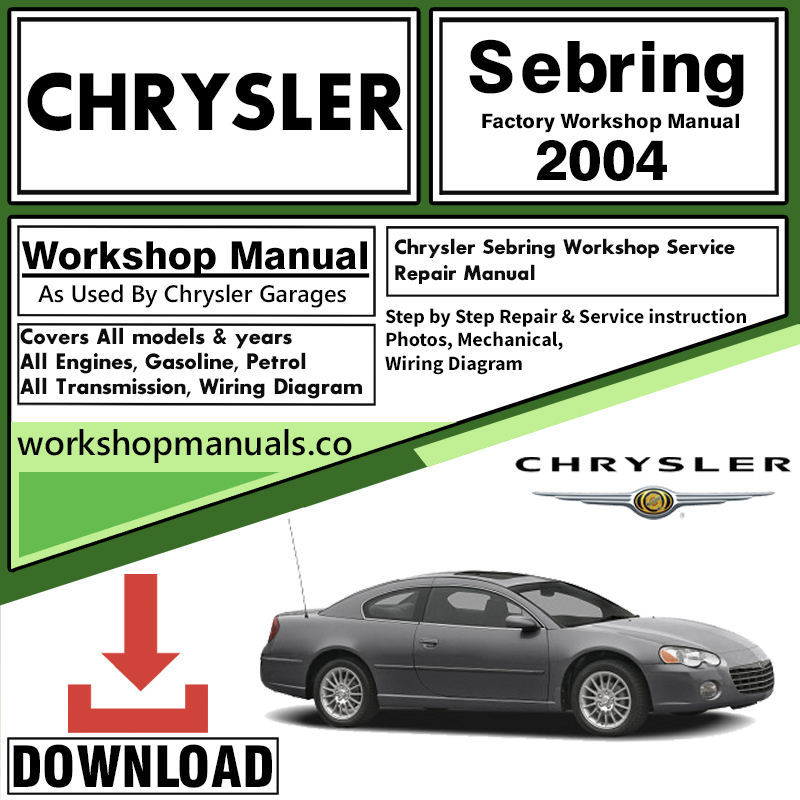 2004 Chrysler Sebring Sedan Owners Manual 