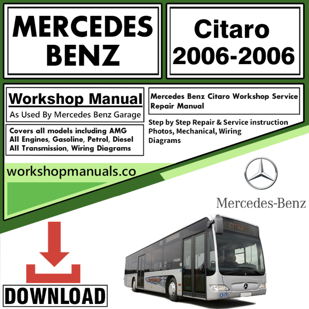 Mercedes Citaro Workshop Repair Manual Download