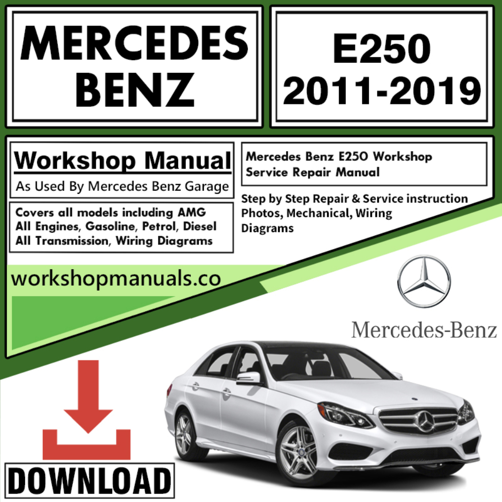 Mercedes E250 Workshop Repair Manual Download