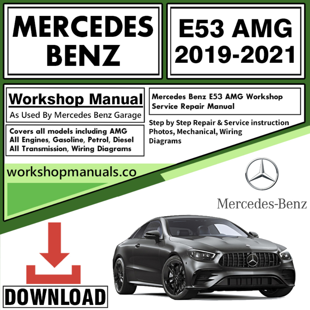 Mercedes E53 AMG Workshop Repair Manual Download
