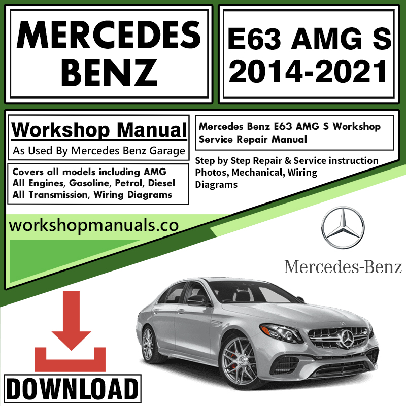 Mercedes E63 AMG S Workshop Repair Manual Download