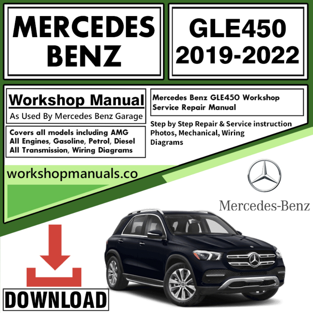 Mercedes GLE450 Workshop Repair Manual Download