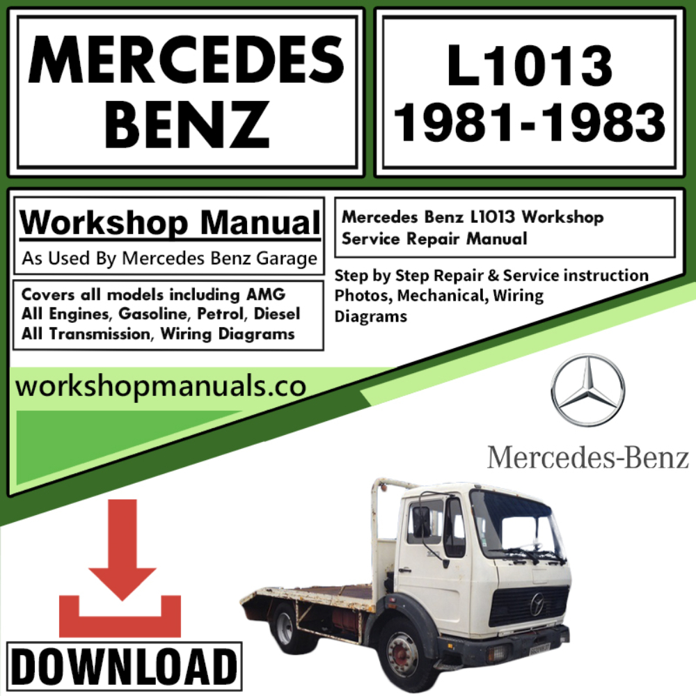 Mercedes L1013 Workshop Repair Manual Download