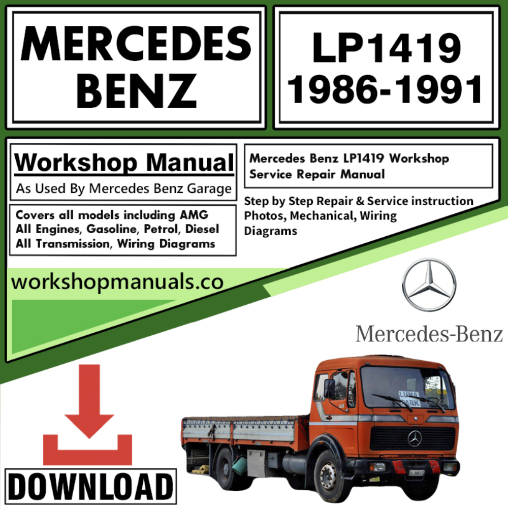 Mercedes LP1419 Workshop Repair Manual Download