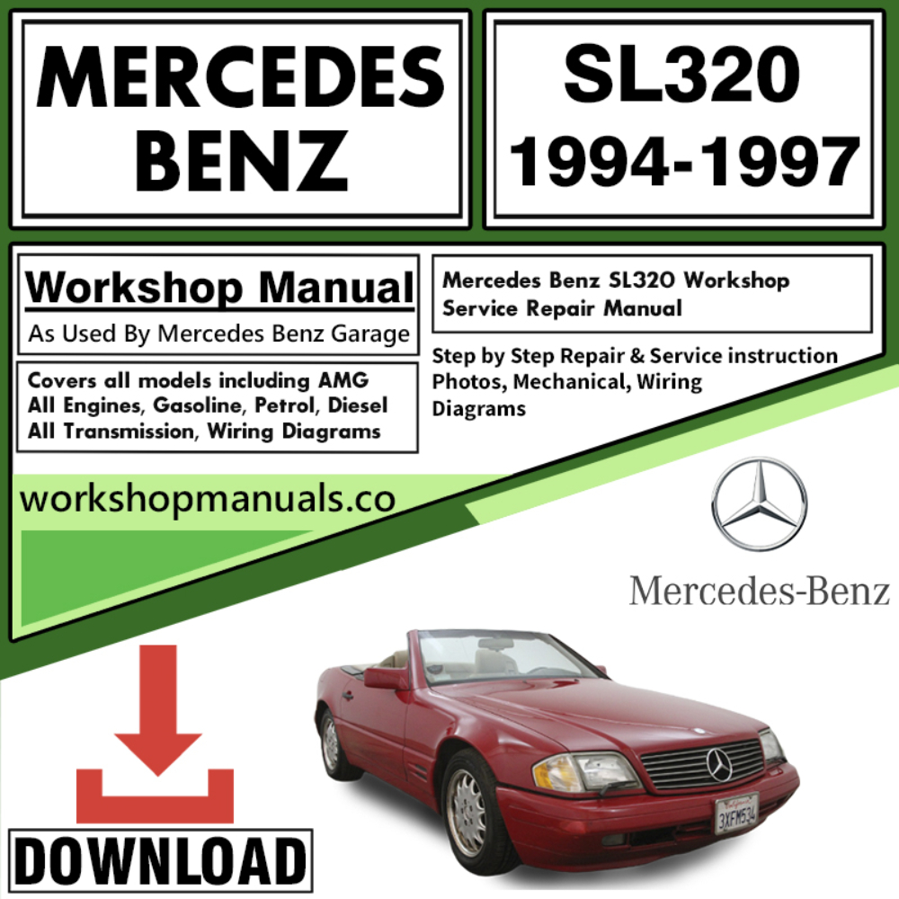 Mercedes SL320 Workshop Repair Manual Download