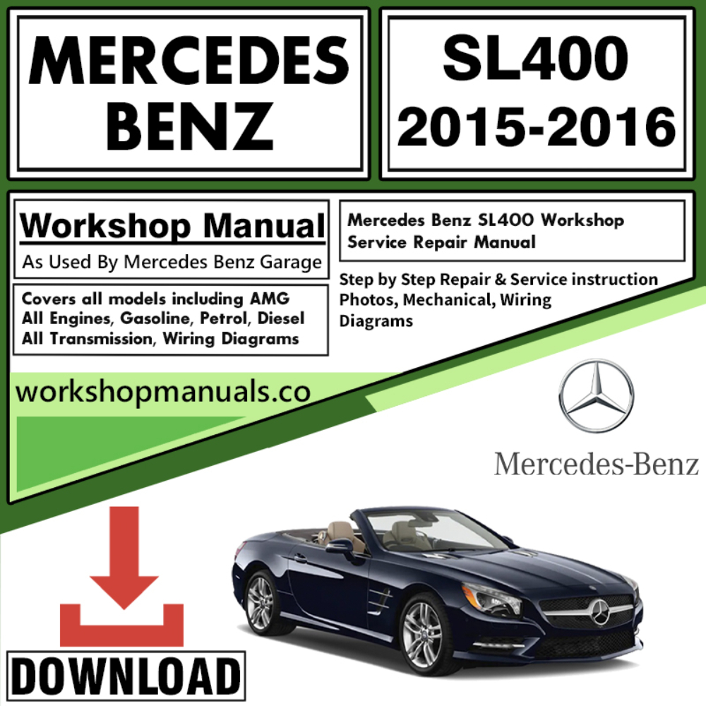 Mercedes SL400 Workshop Repair Manual Download