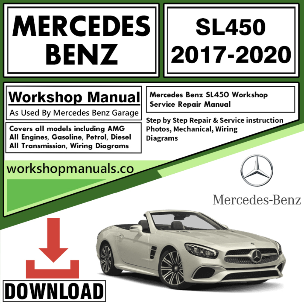Mercedes SL450 Workshop Repair Manual Download