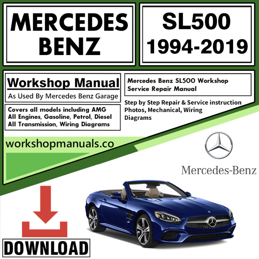 Mercedes SL500 Workshop Repair Manual Download