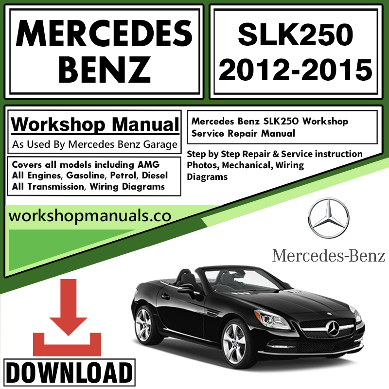 Mercedes SLK250 Workshop Repair Manual Download