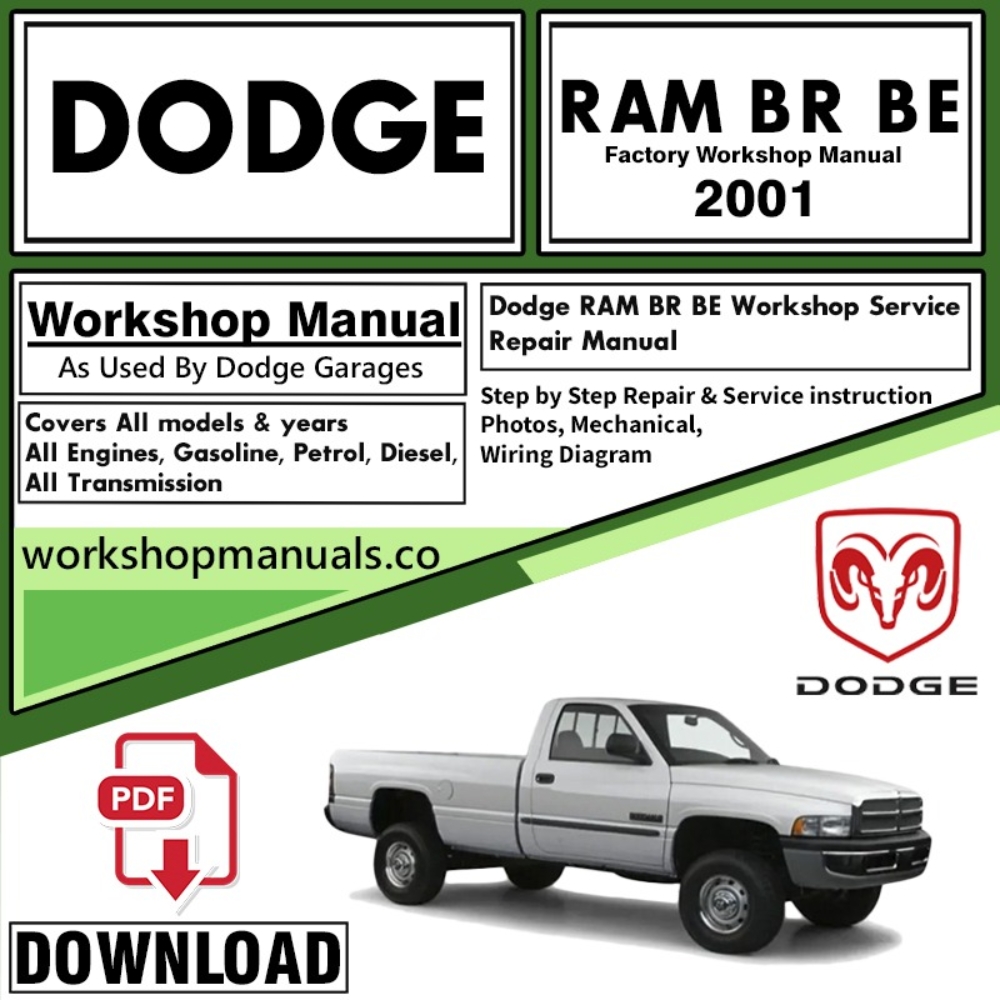 Dodge RAM BR BE Workshop Service Repair Manual Download 2001 PDF