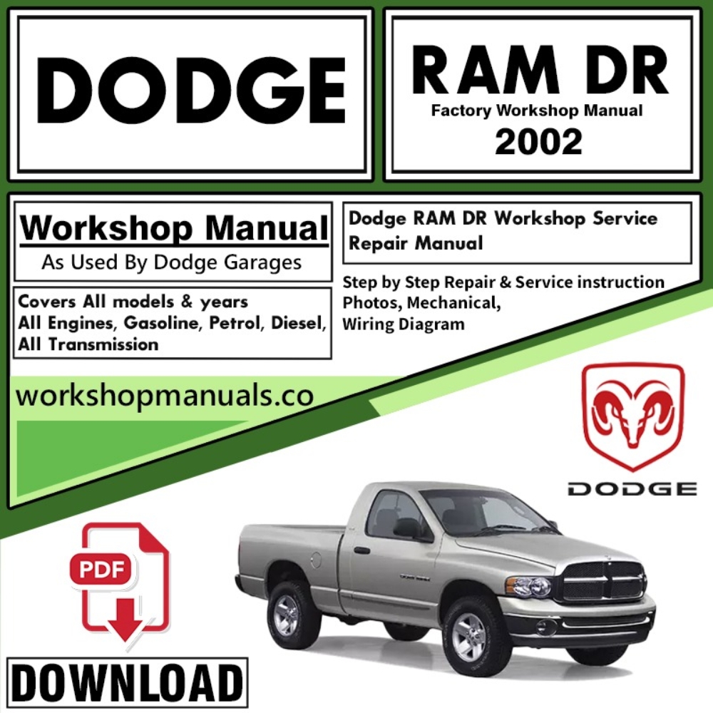 Dodge RAM DR Workshop Service Repair Manual Download 2002 PDF