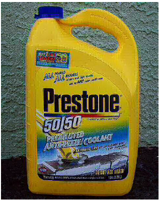50/50 pre-diluted coolant