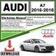 Audi A7 Workshop Repair Manual PDF Download 2016 - 2018