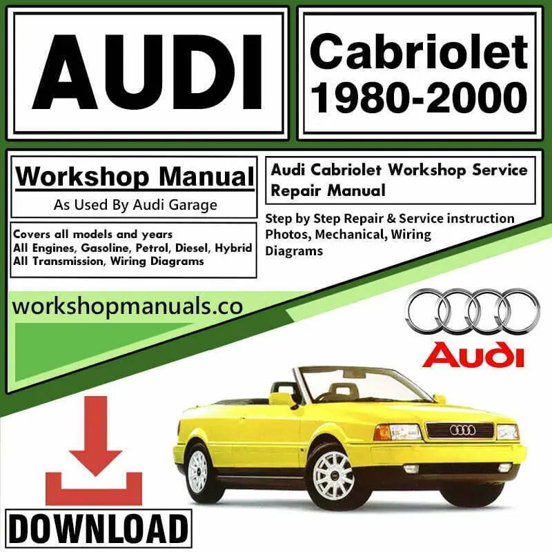 Audi Cabriolet Workshop Repair Manual