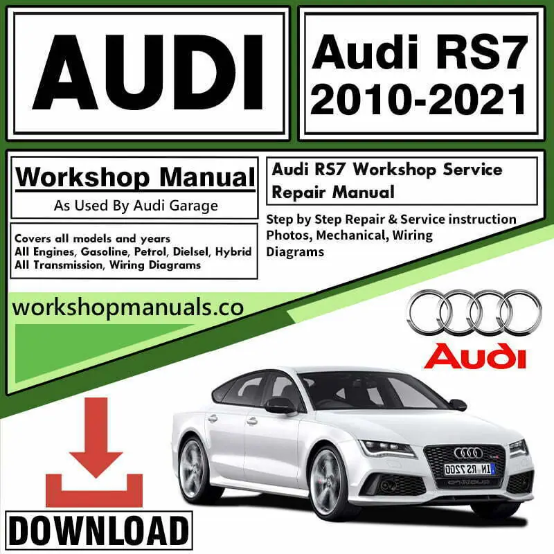 Audi RS7 Workshop Repair-Service