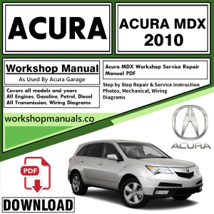 Acura MDX Owners Manual Download 2010  PDF
