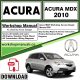Acura MDX Owners Manual Download 2010  PDF