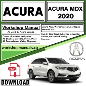 ACURA MDX Owners Manual Download 2020 PDF