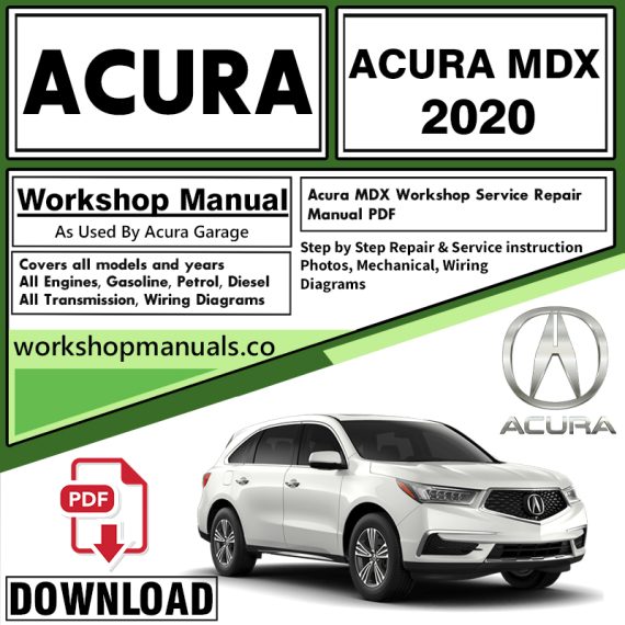 ACURA MDX Owners Manual Download 2020 PDF Repair Manuals