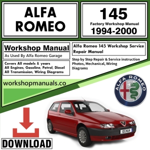 Alfa Romeo 145 Workshop Repair Manual Download