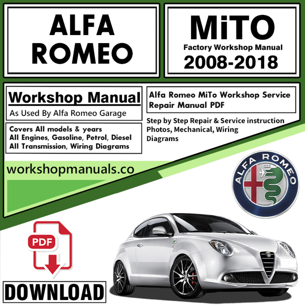 Alfa Romeo MiTo Repair Manual Download