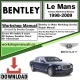 Bentley Lee Mans Workshop Repair Manual 1998 - 2009