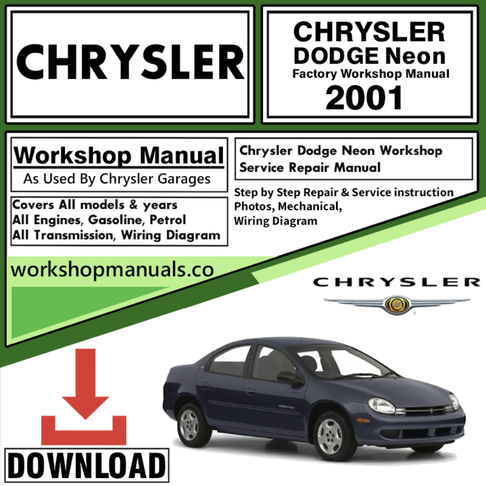 CHRYSLER DODGE Neon Workshop Service Repair Manual Download 2001 PDF