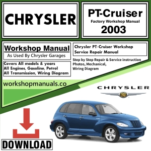 Chrysler PT Cruiser Workshop Service Repair Manual Download 2003 PDF