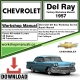 Chevrolet Del Ray Workshop Repair Manual
