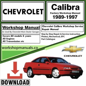 Chevrolet Calibra Manual Download