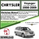 CHRYSLER Voyager Workshop Service Manual Download 2008-2009 PDF
