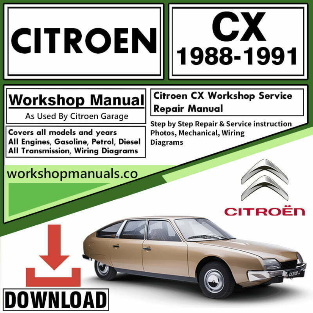 Citroen CX Workshop Repair Manual Download