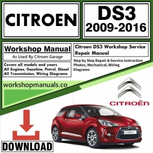 Citroen DS3 Workshop Repair Manual Download