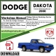 Dodge Dakota Workshop Service Repair Manual Download 2000 PDF