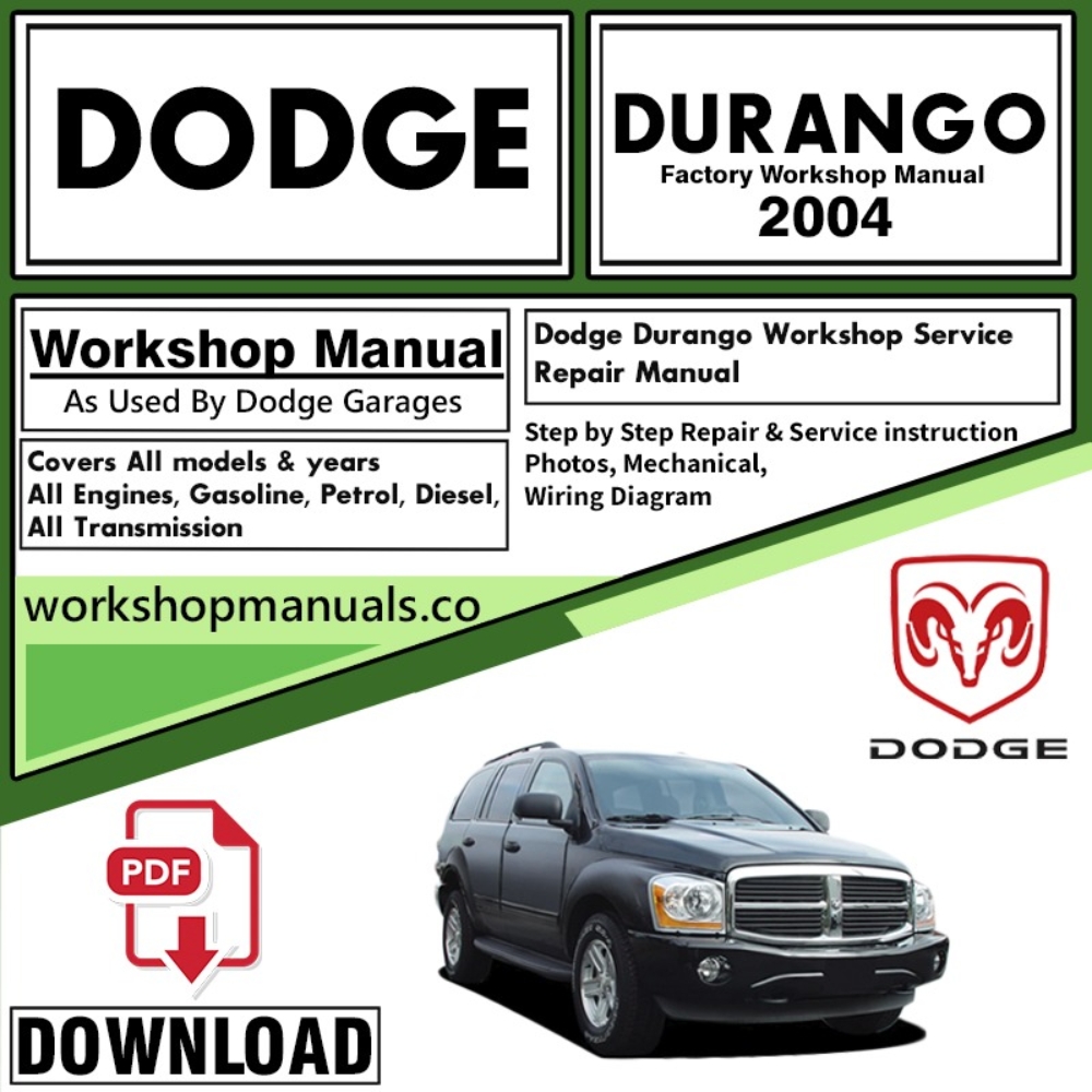 Dodge Durango Workshop Service Repair Manual Download 2004 PDF