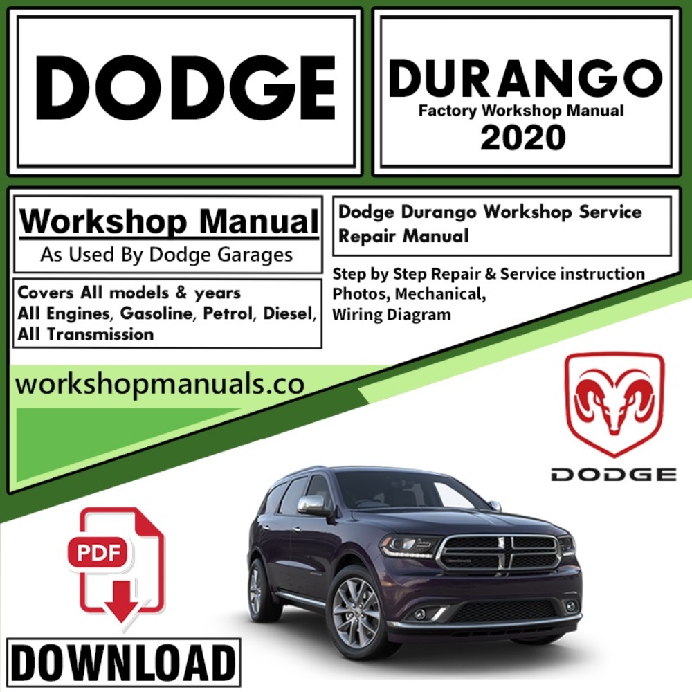 Dodge Durango Owners Manual Download 2020 PDF