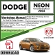 Dodge Neon Workshop Service Repair Manual Download 2004 PDF
