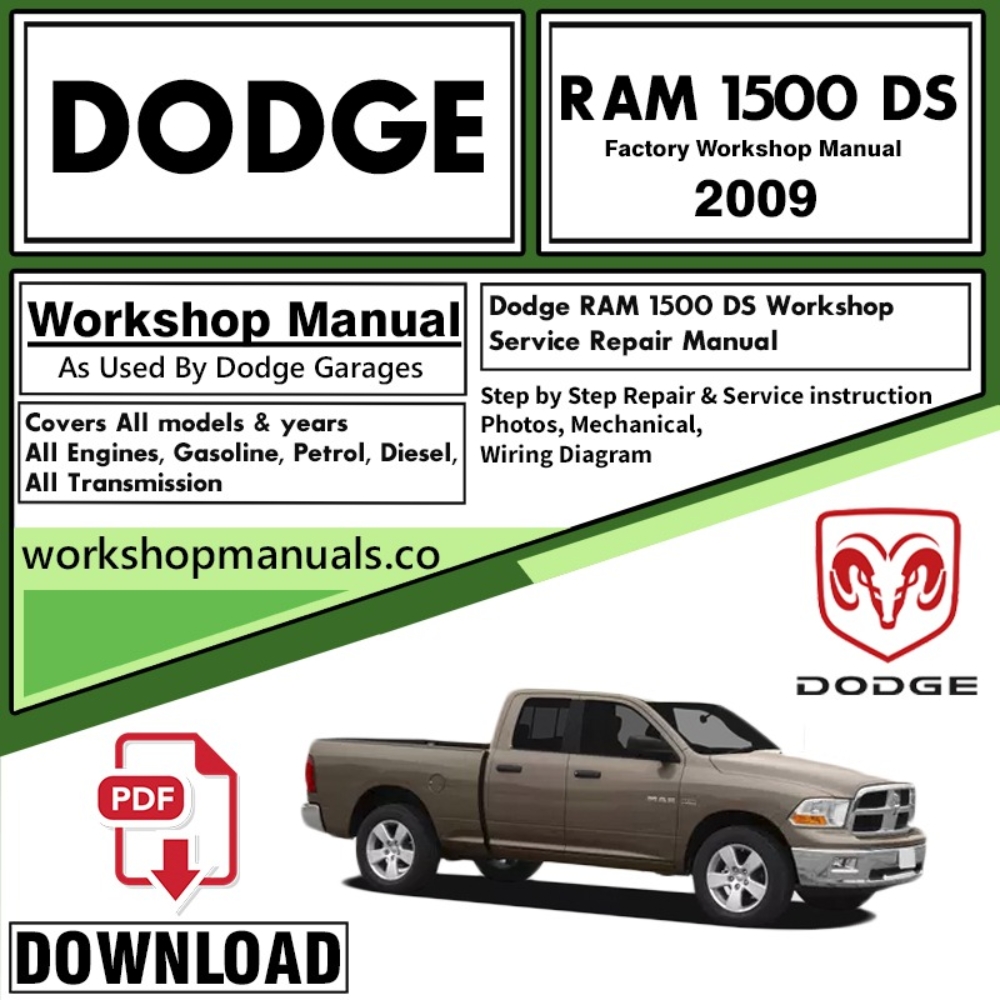 Dodge RAM 1500 DS Workshop Service Repair Manual Download 2009 PDF
