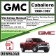 GMC Caballero Workshop Repair Manual Download 1980 - 1987