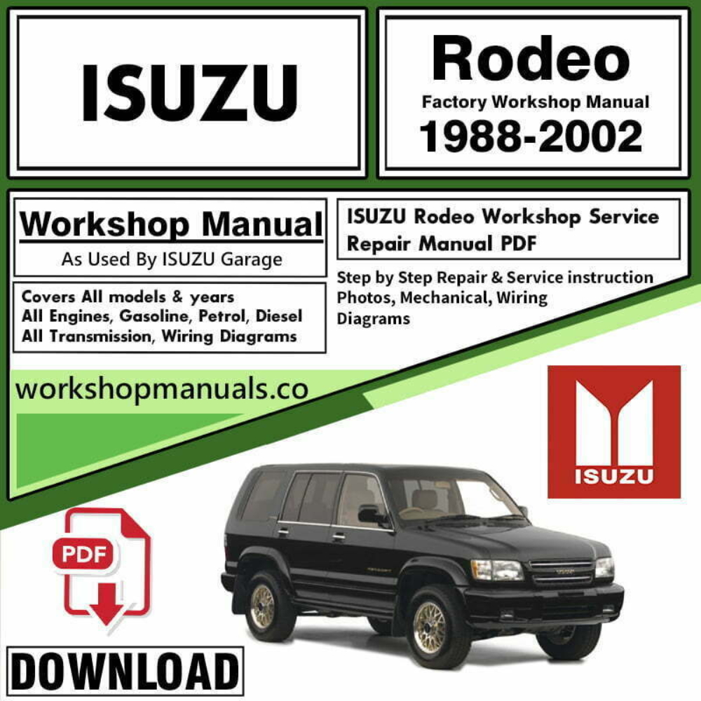 ISUZU Rodeo Workshop Repair Manual