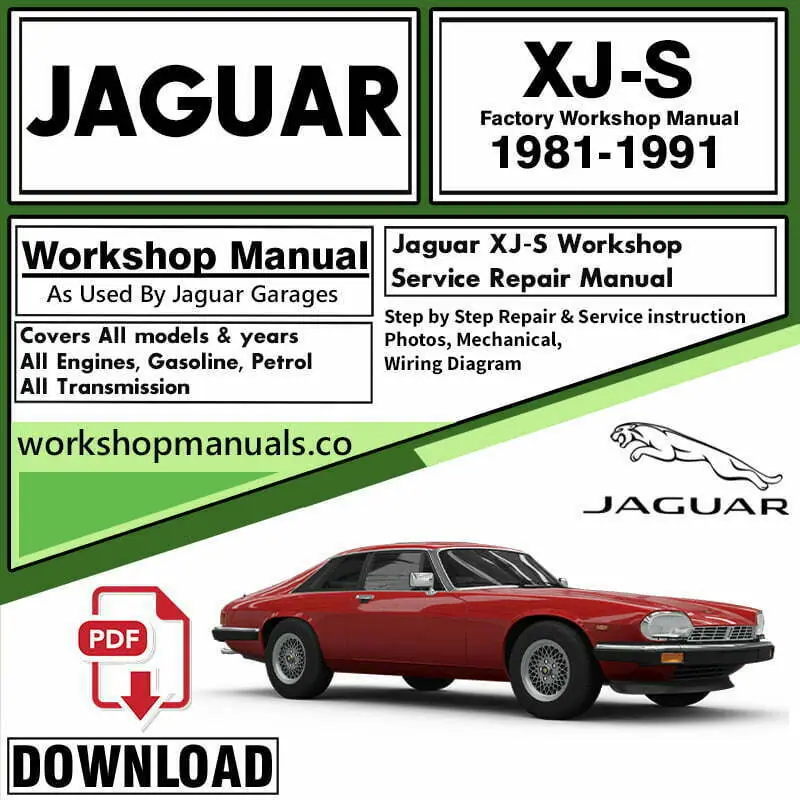 Jaguar XJS Workshop Repair Manual