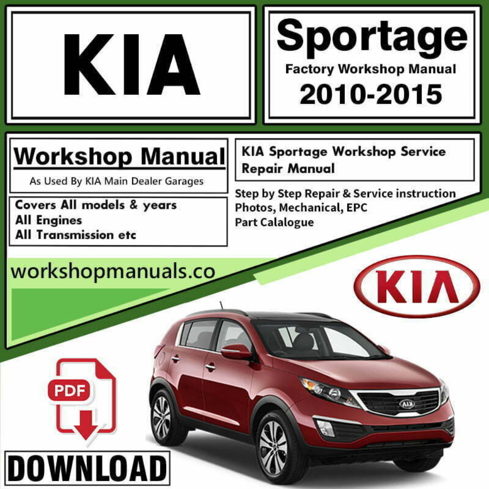 KIA Sportage 2010-2015 Workshop Repair Manual PDF