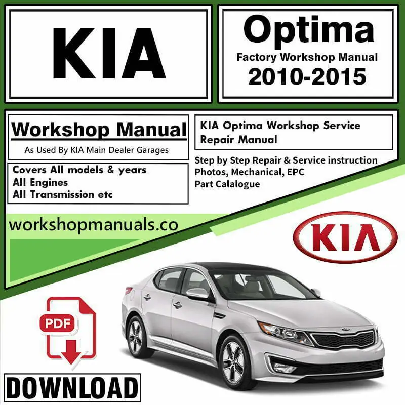 KIA Optima Workshop Repair Manual Download