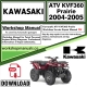 Kawasaki ATV KVF360 Prairie  Workshop Service Repair Manual Download 2004 - 2005 PDF