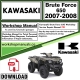 Kawasaki Brute Force 650 Workshop Service Repair Manual Download 2007 - 2008 PDF
