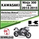 Kawasaki Ninja 300 ABS Workshop Service Repair Manual Download 2014 - 2015 PDF
