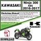 Kawasaki Ninja 300 ABS Workshop Service Repair Manual Download 2016 - 2017 PDF